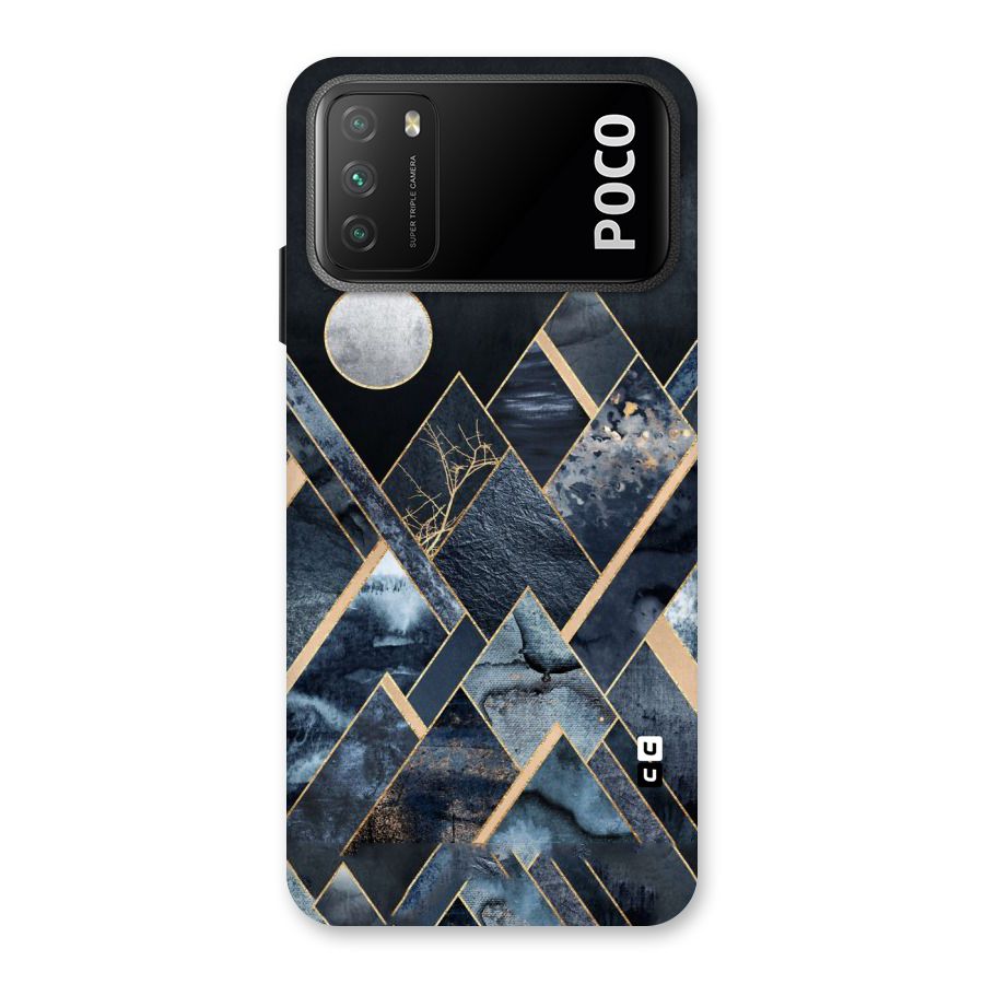 Abstract Scenic Design Back Case for Poco M3