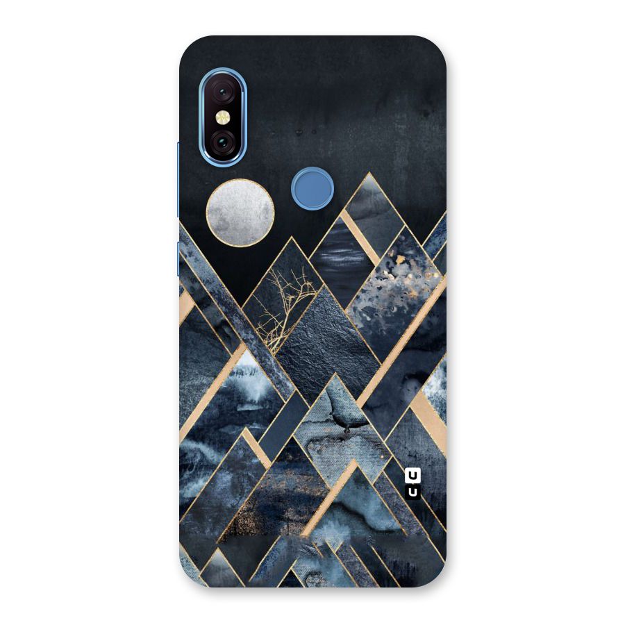 Abstract Scenic Design Back Case for Redmi Note 6 Pro