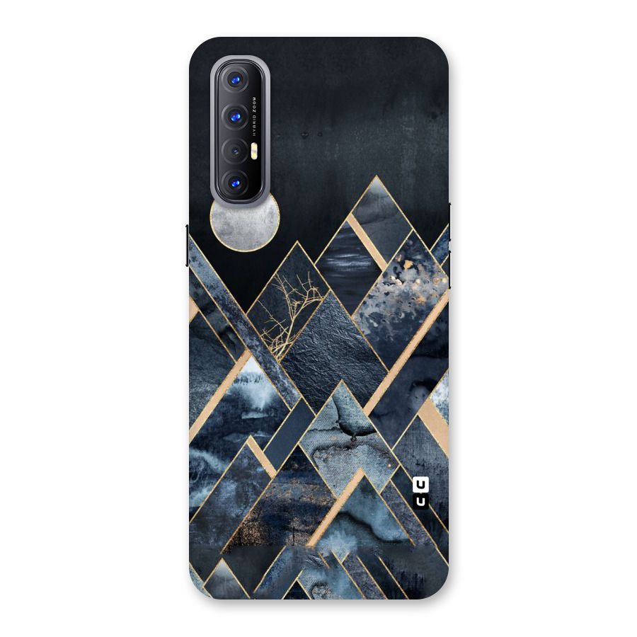 Abstract Scenic Design Back Case for Reno3 Pro