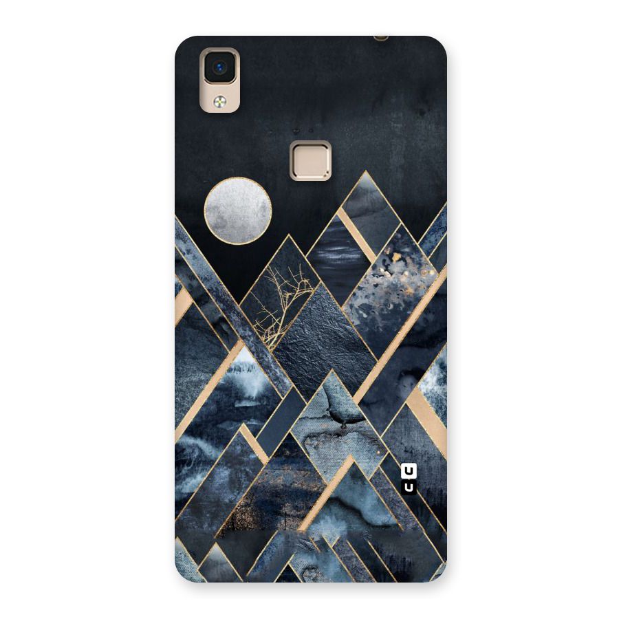 Abstract Scenic Design Back Case for V3 Max