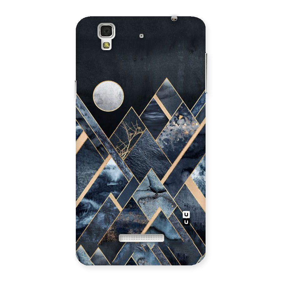 Abstract Scenic Design Back Case for Yu Yureka