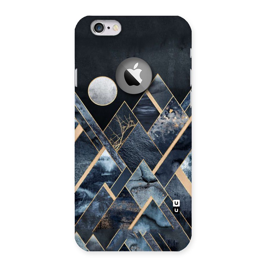 Abstract Scenic Design Back Case for iPhone 6 Logo Cut