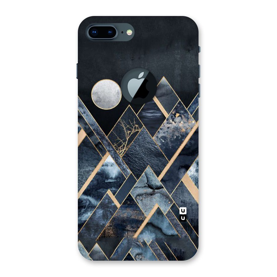 Abstract Scenic Design Back Case for iPhone 7 Plus Logo Cut