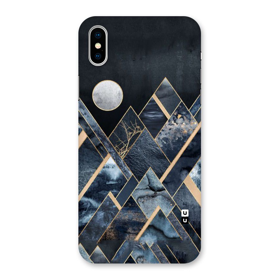Abstract Scenic Design Back Case for iPhone X
