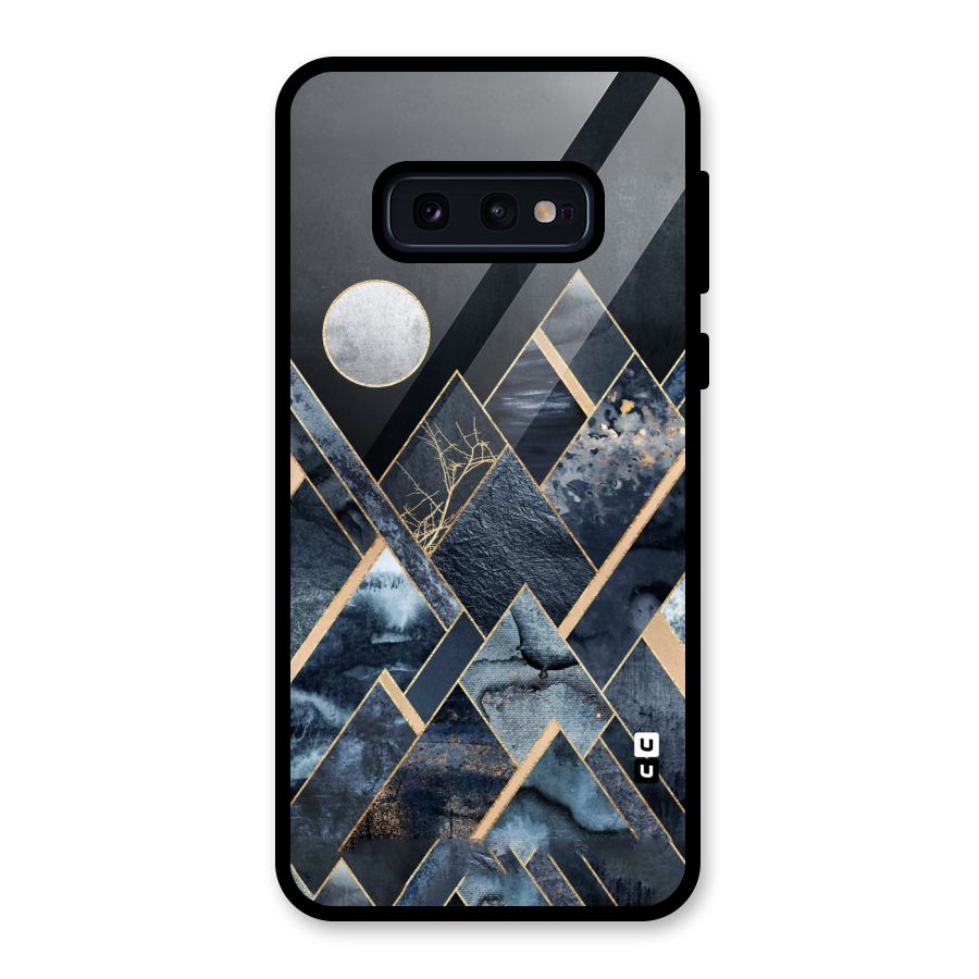 Abstract Scenic Design Glass Back Case for Galaxy S10e