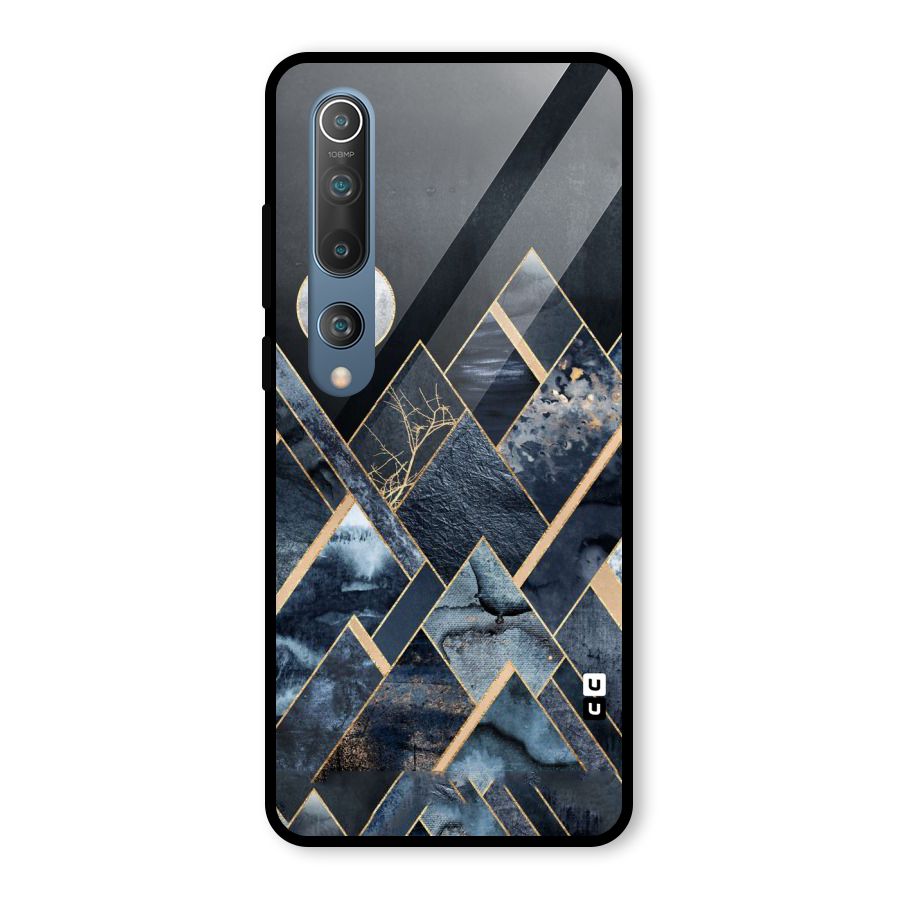 Abstract Scenic Design Glass Back Case for Mi 10