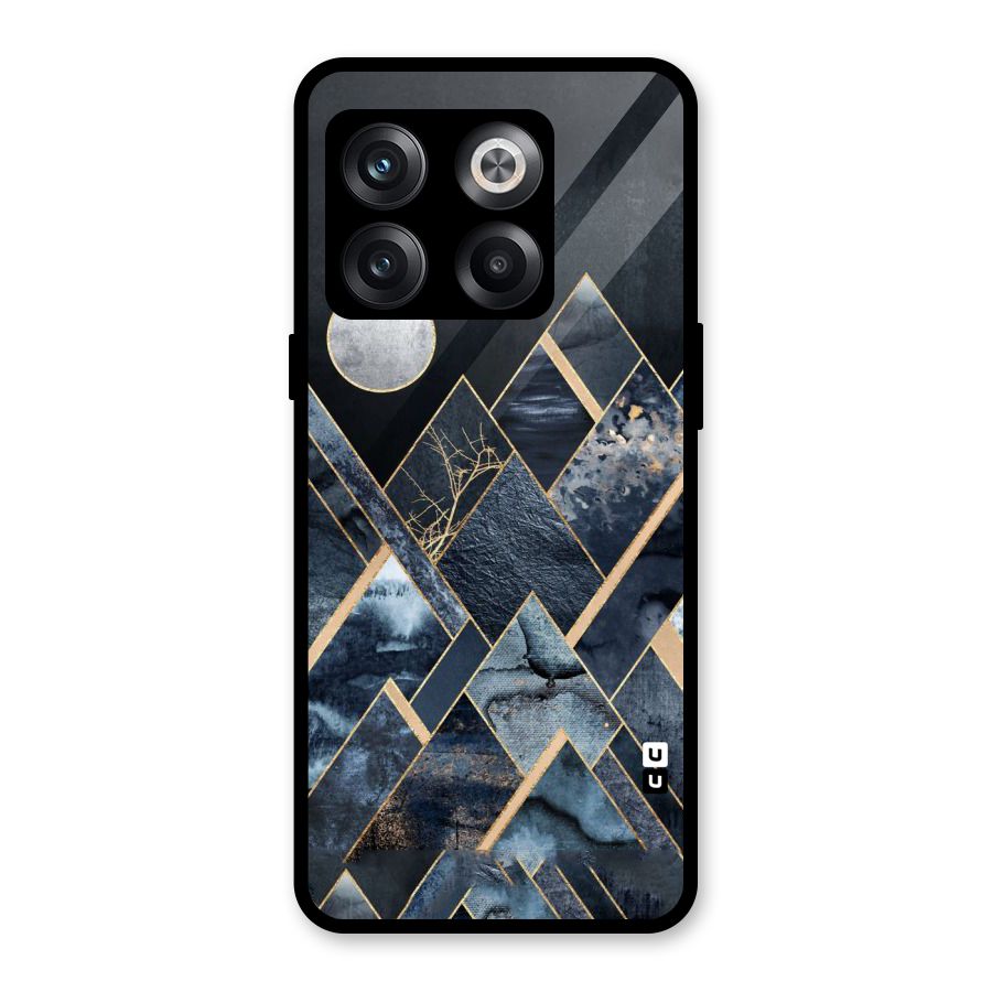 Abstract Scenic Design Glass Back Case for OnePlus 10T