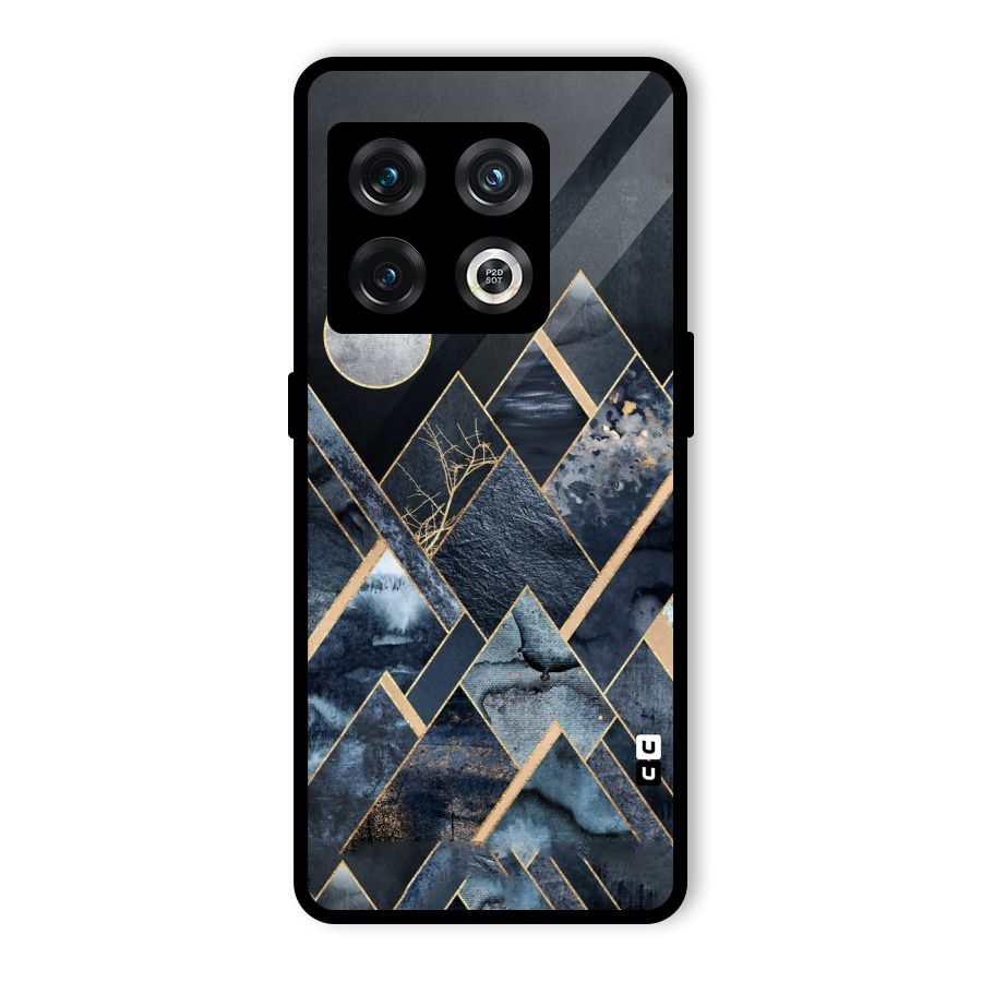 Abstract Scenic Design Glass Back Case for OnePlus 10 Pro 5G