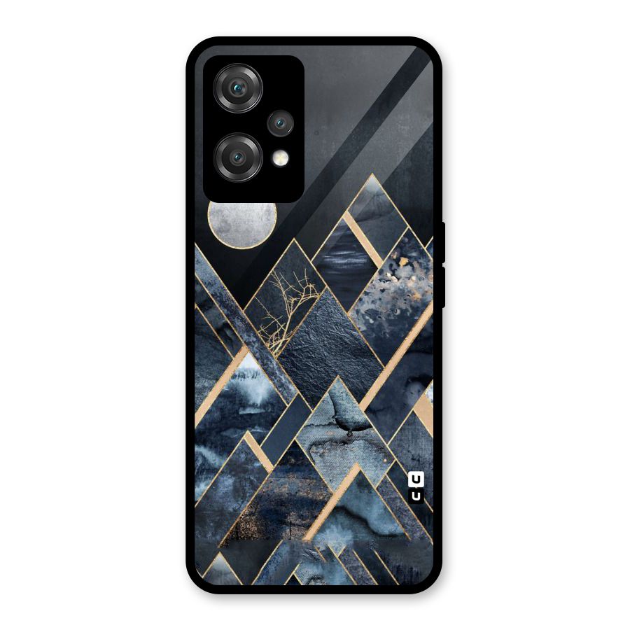 Abstract Scenic Design Glass Back Case for OnePlus Nord CE 2 Lite 5G