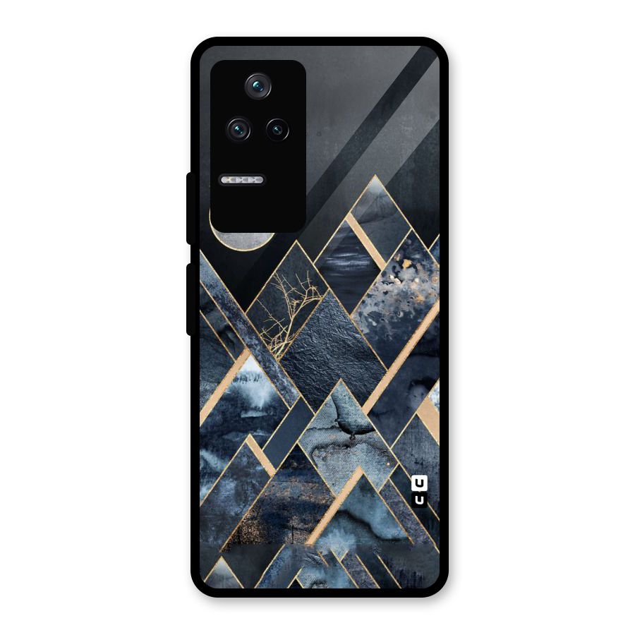 Abstract Scenic Design Glass Back Case for Poco F4 5G