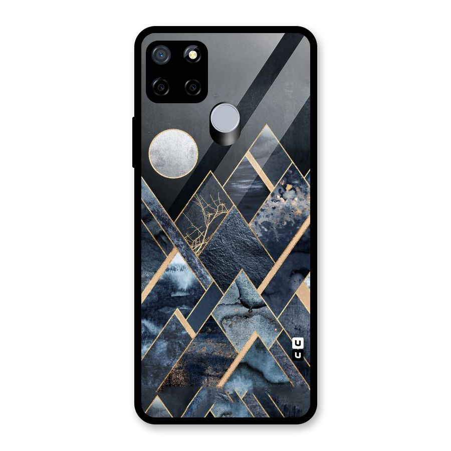 Abstract Scenic Design Glass Back Case for Realme Narzo 20