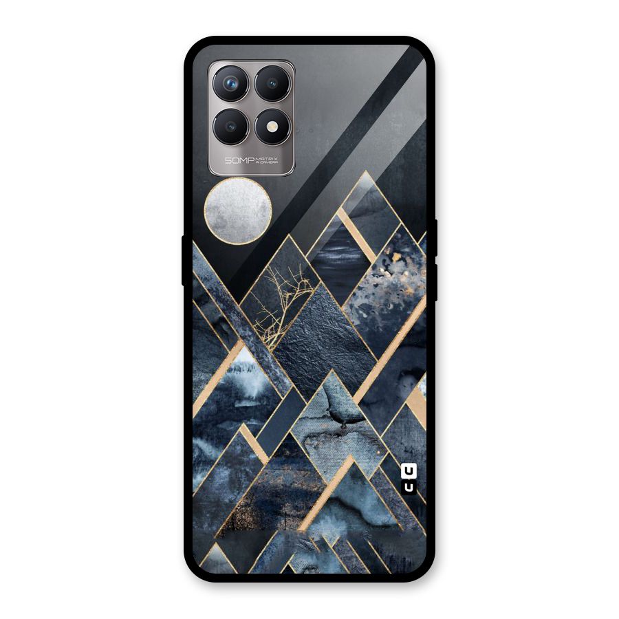 Abstract Scenic Design Glass Back Case for Realme Narzo 50