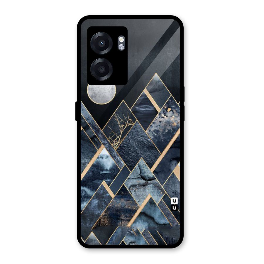 Abstract Scenic Design Glass Back Case for Realme Narzo 50 5G