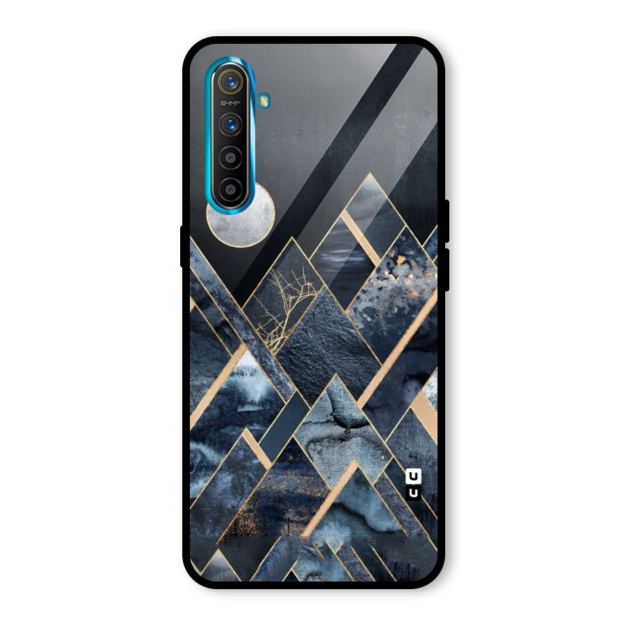 Abstract Scenic Design Glass Back Case for Realme X2