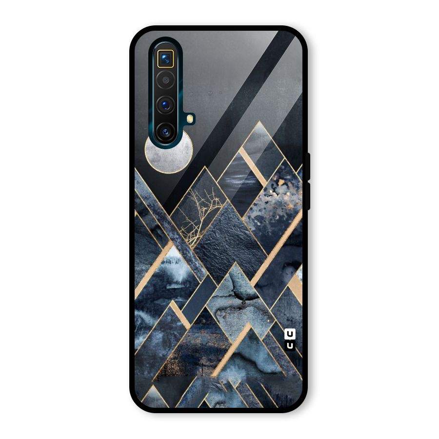 Abstract Scenic Design Glass Back Case for Realme X3 SuperZoom