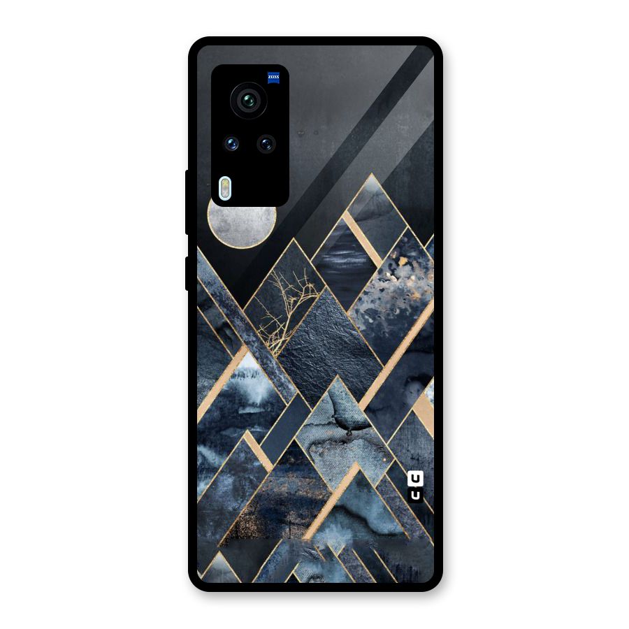 Abstract Scenic Design Glass Back Case for Vivo X60 Pro