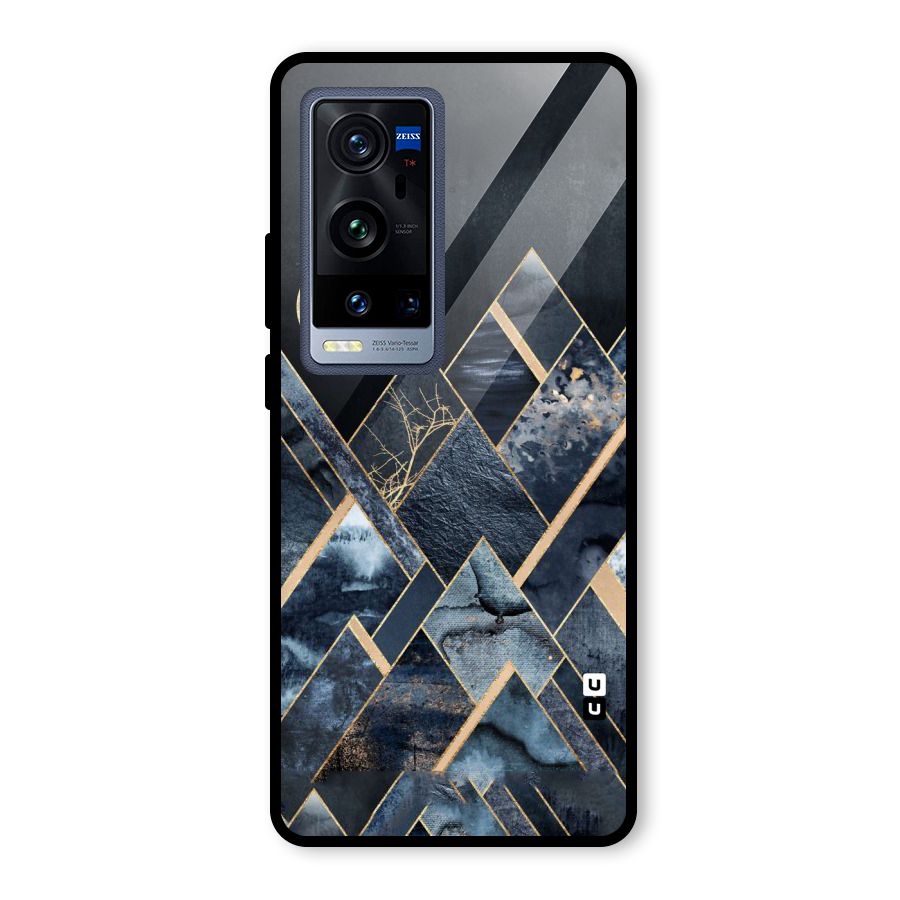 Abstract Scenic Design Glass Back Case for Vivo X60 Pro Plus