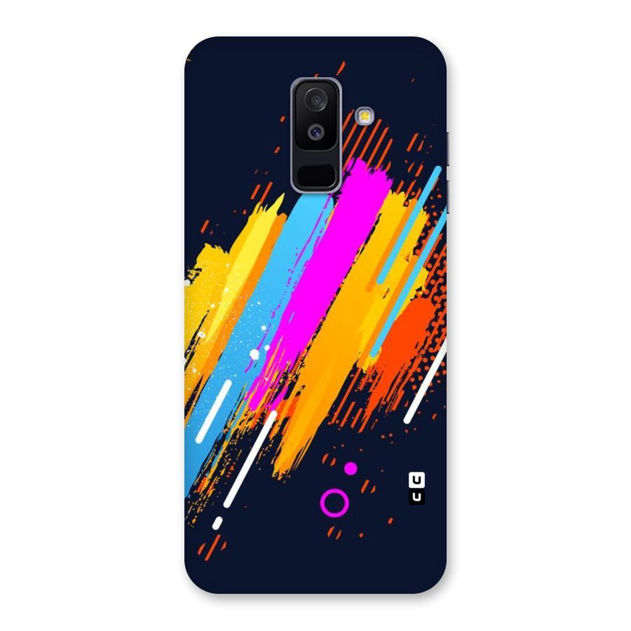 Abstract Shades Back Case for Galaxy A6 Plus