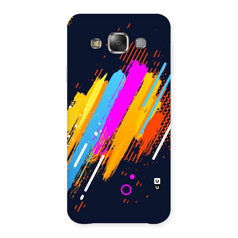 Abstract Shades Back Case for Galaxy E7