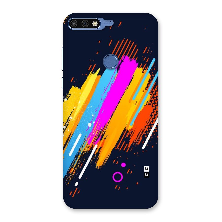 Abstract Shades Back Case for Honor 7C