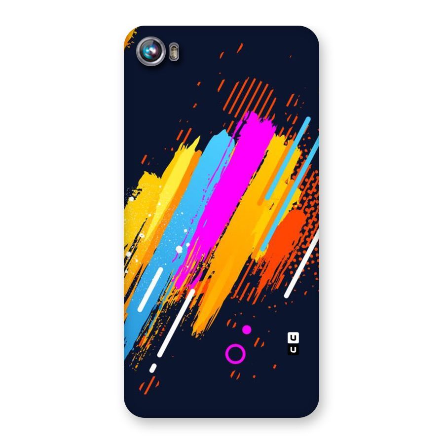 Abstract Shades Back Case for Micromax Canvas Fire 4 A107