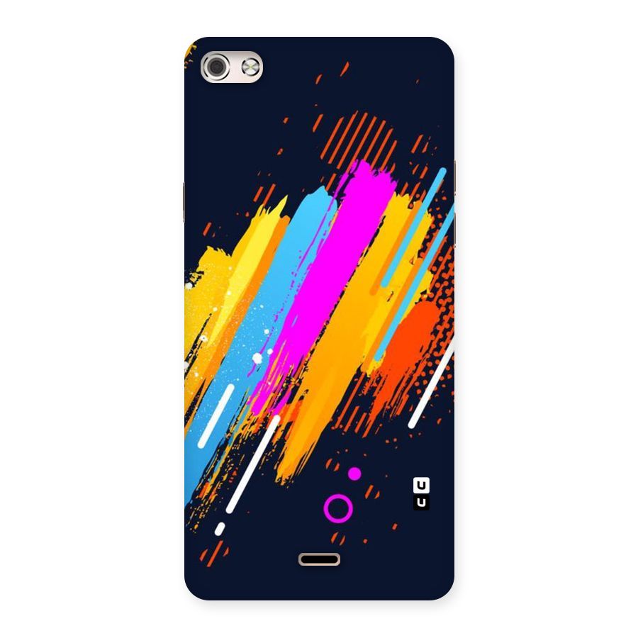 Abstract Shades Back Case for Micromax Canvas Silver 5