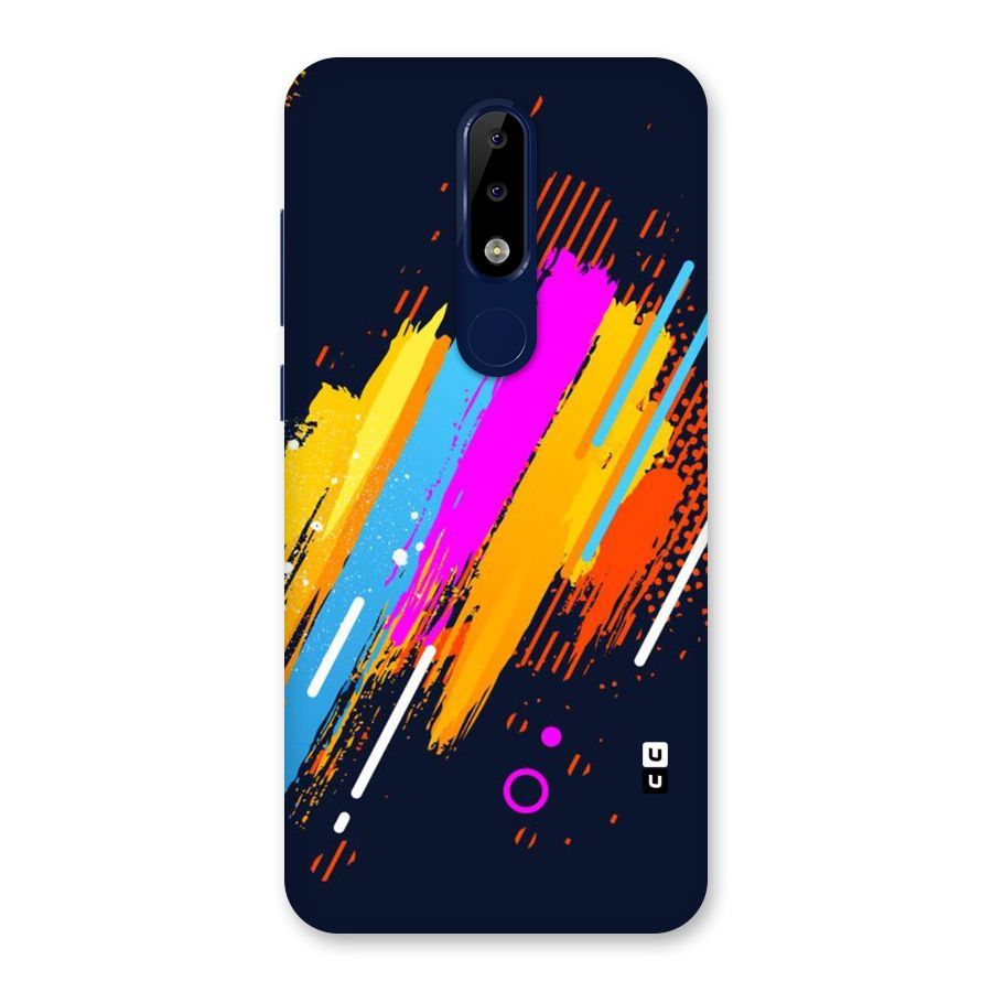 Abstract Shades Back Case for Nokia 5.1 Plus