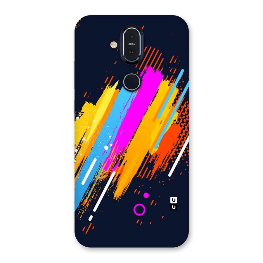 Abstract Shades Back Case for Nokia 8.1