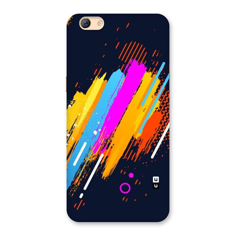 Abstract Shades Back Case for Oppo F3 Plus