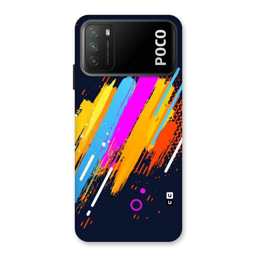 Abstract Shades Back Case for Poco M3