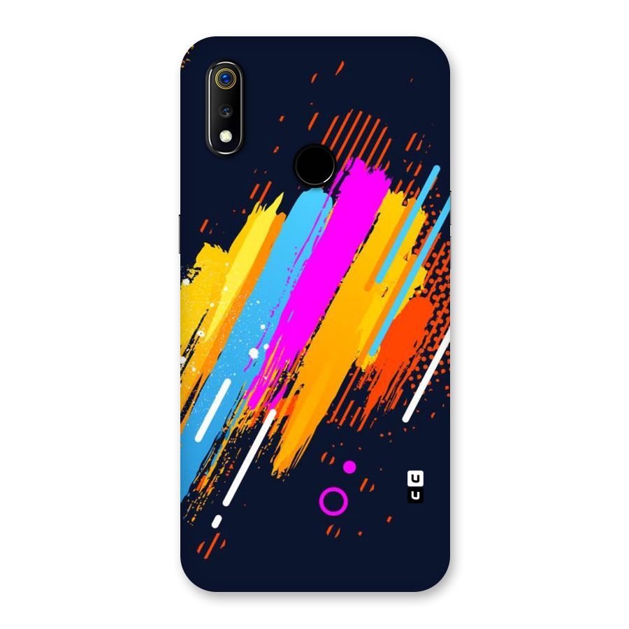 Abstract Shades Back Case for Realme 3
