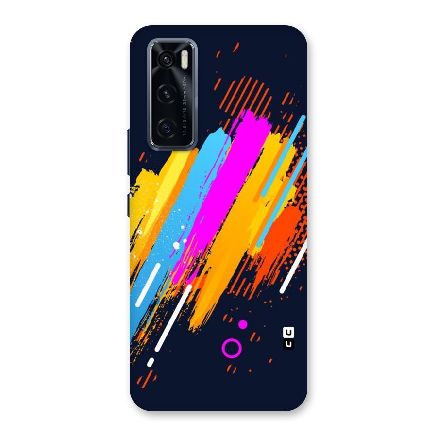 Abstract Shades Back Case for Vivo V20 SE