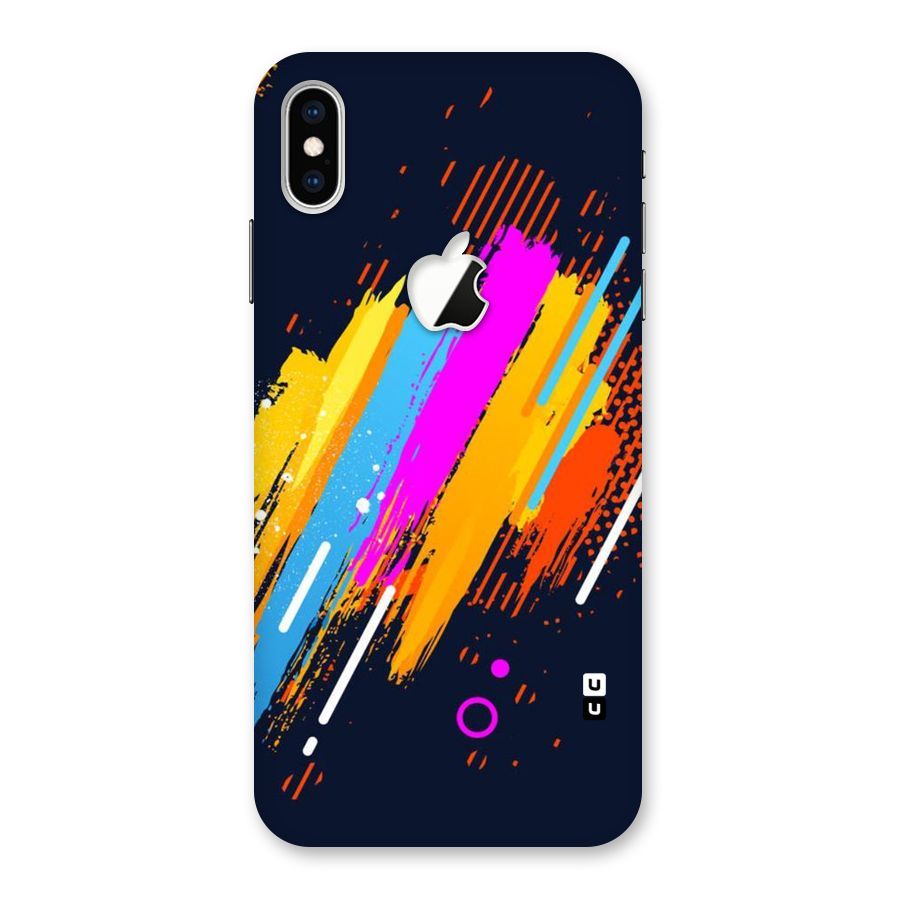 Abstract Shades Back Case for iPhone XS Max Apple Cut