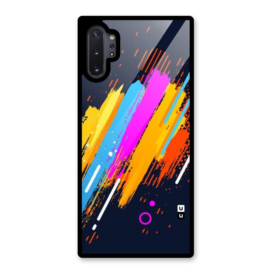 Abstract Shades Glass Back Case for Galaxy Note 10 Plus