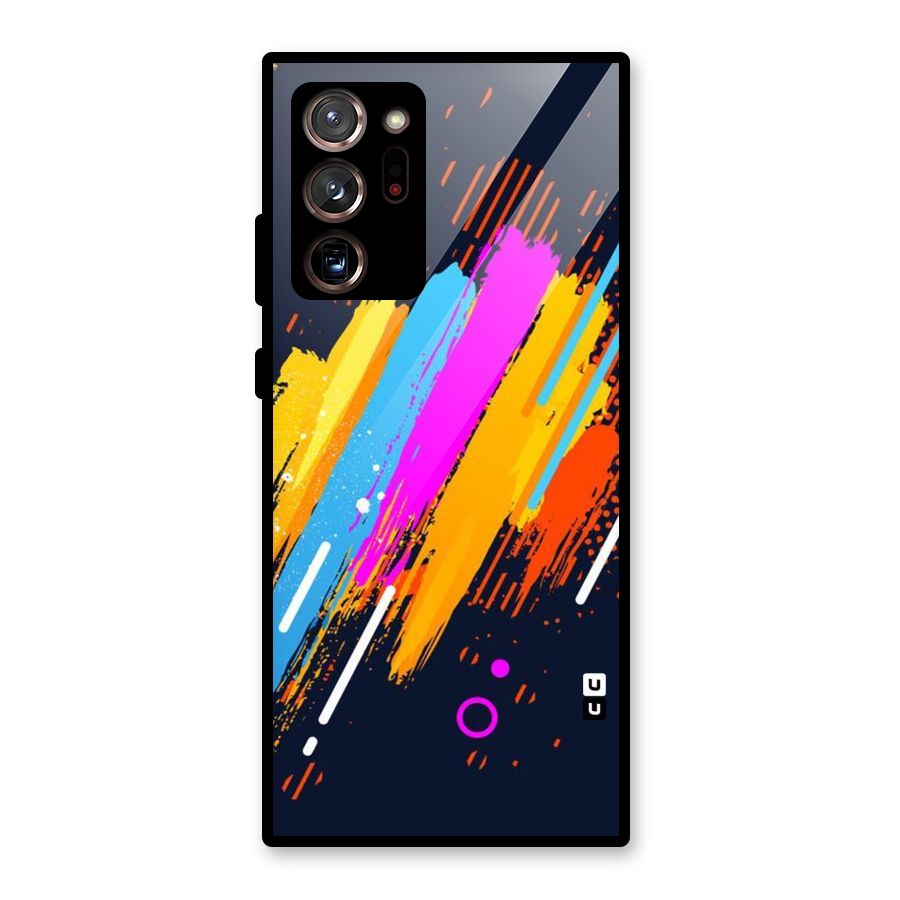 Abstract Shades Glass Back Case for Galaxy Note 20 Ultra 5G