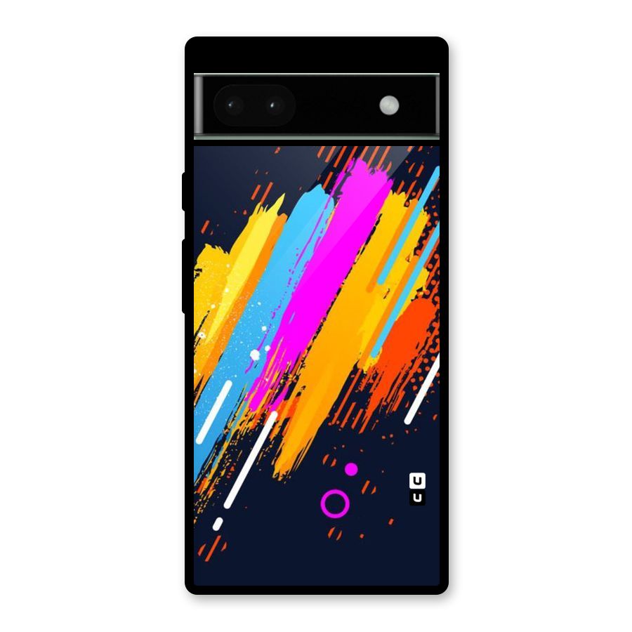 Abstract Shades Glass Back Case for Google Pixel 6a