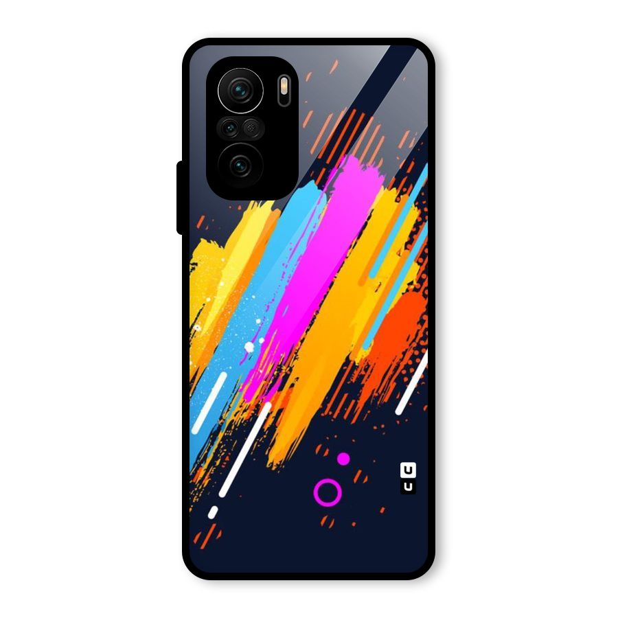 Abstract Shades Glass Back Case for Mi 11X Pro