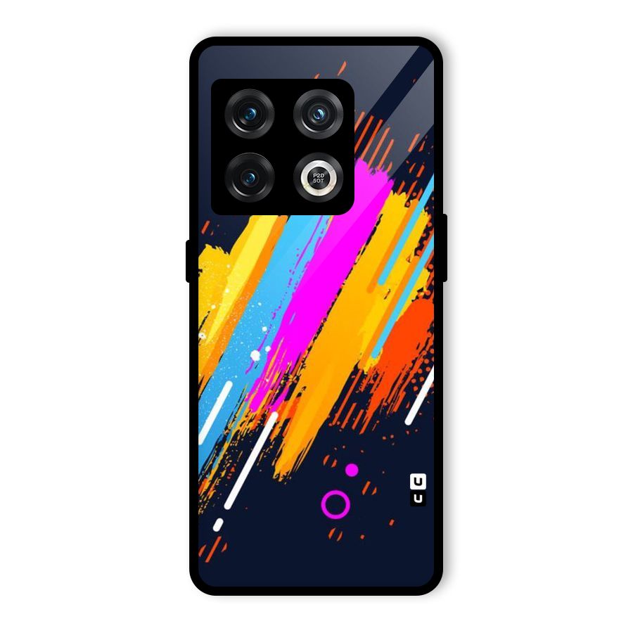 Abstract Shades Glass Back Case for OnePlus 10 Pro 5G