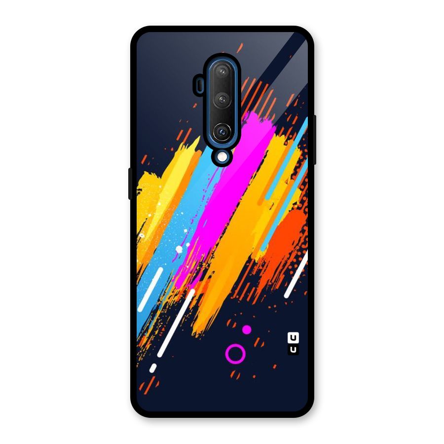 Abstract Shades Glass Back Case for OnePlus 7T Pro