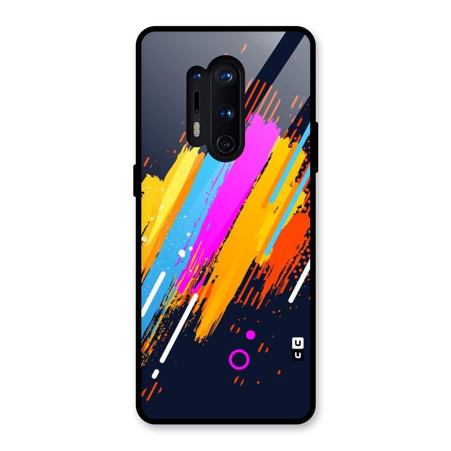 Abstract Shades Glass Back Case for OnePlus 8 Pro