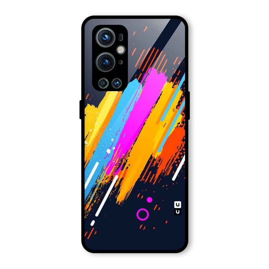 Abstract Shades Glass Back Case for OnePlus 9 Pro
