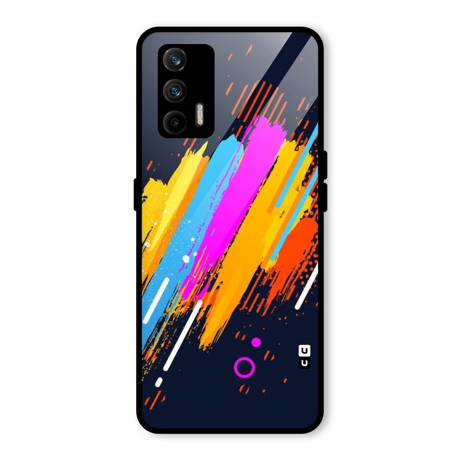 Abstract Shades Glass Back Case for Realme GT 5G