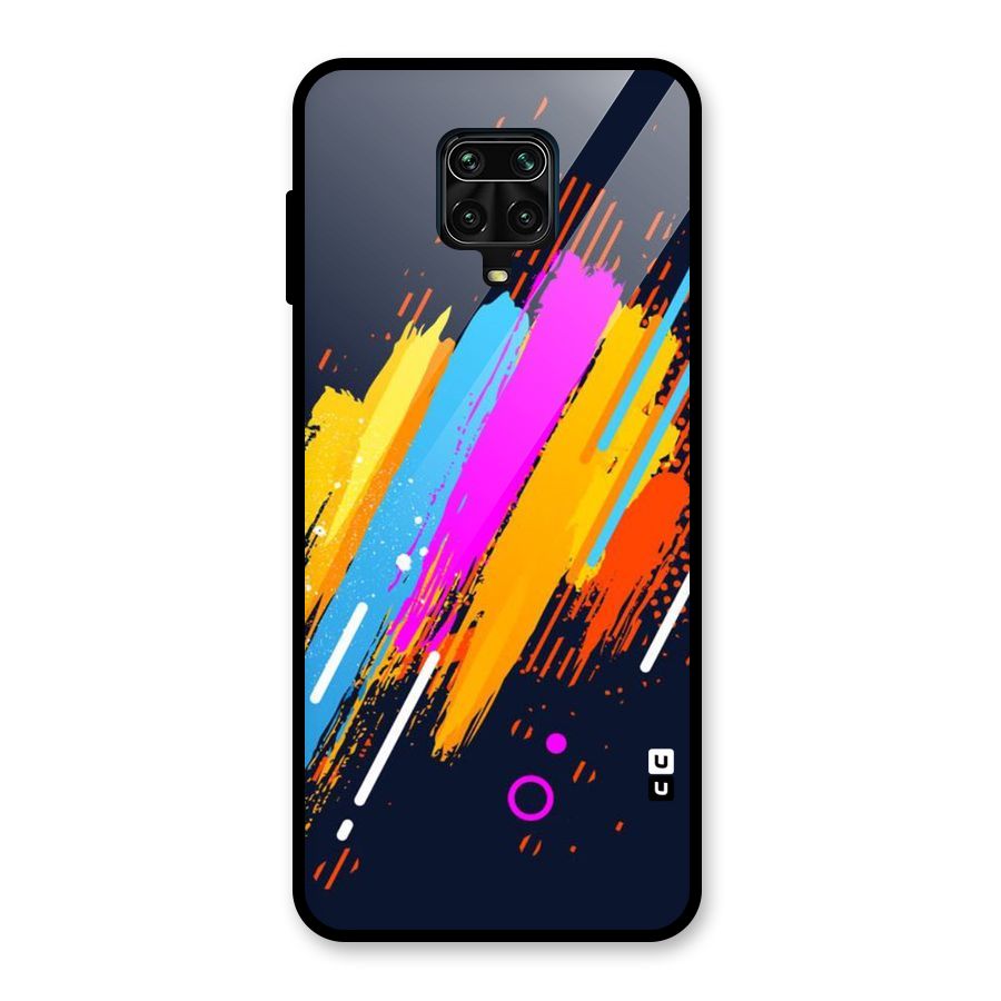 Abstract Shades Glass Back Case for Redmi Note 9 Pro Max