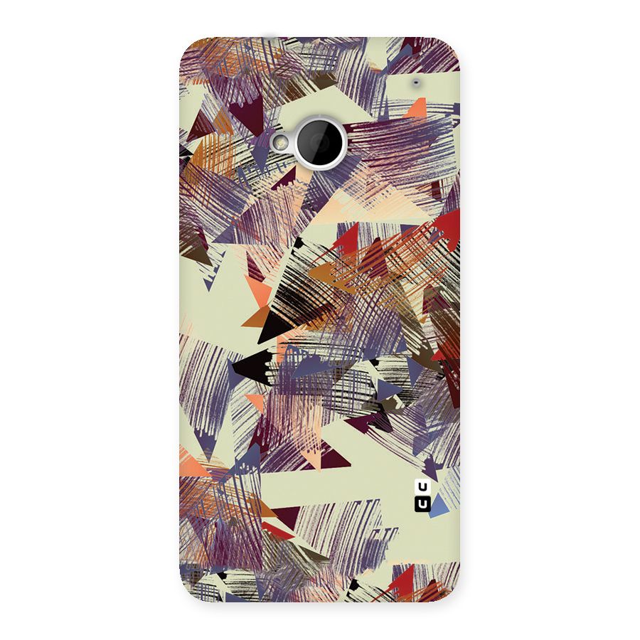 Abstract Sketch Back Case for HTC One M7