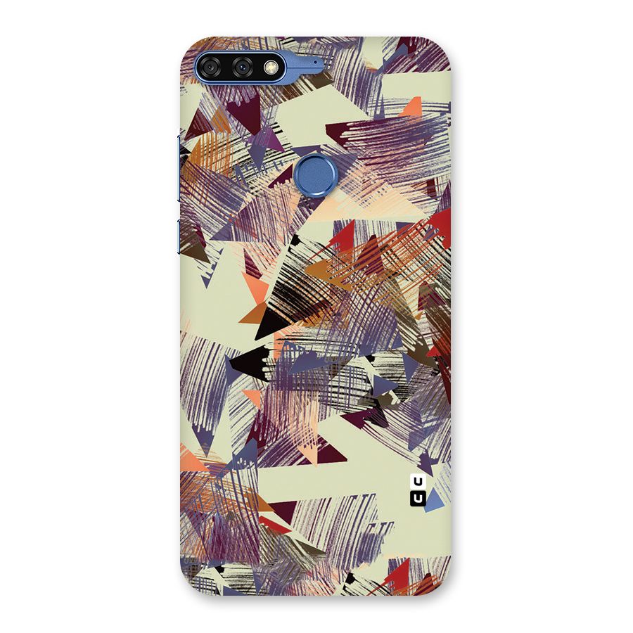Abstract Sketch Back Case for Honor 7C