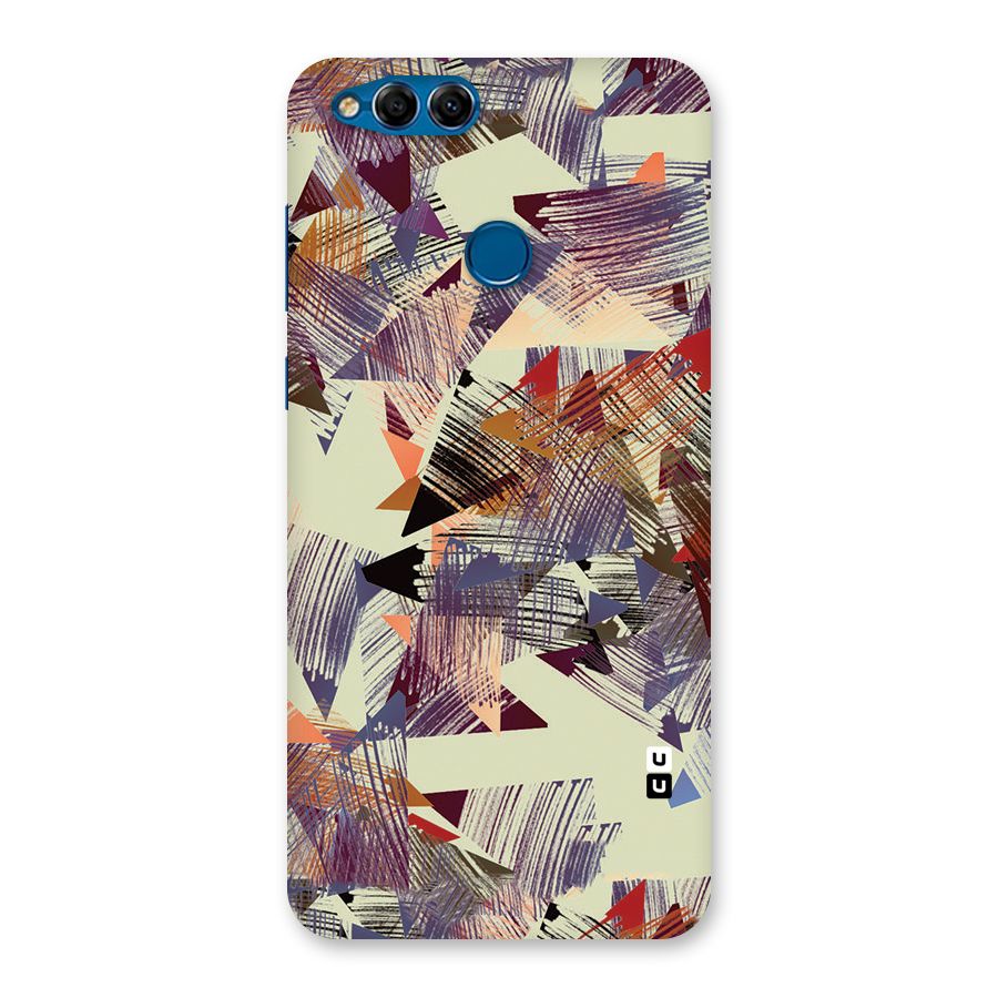 Abstract Sketch Back Case for Honor 7X