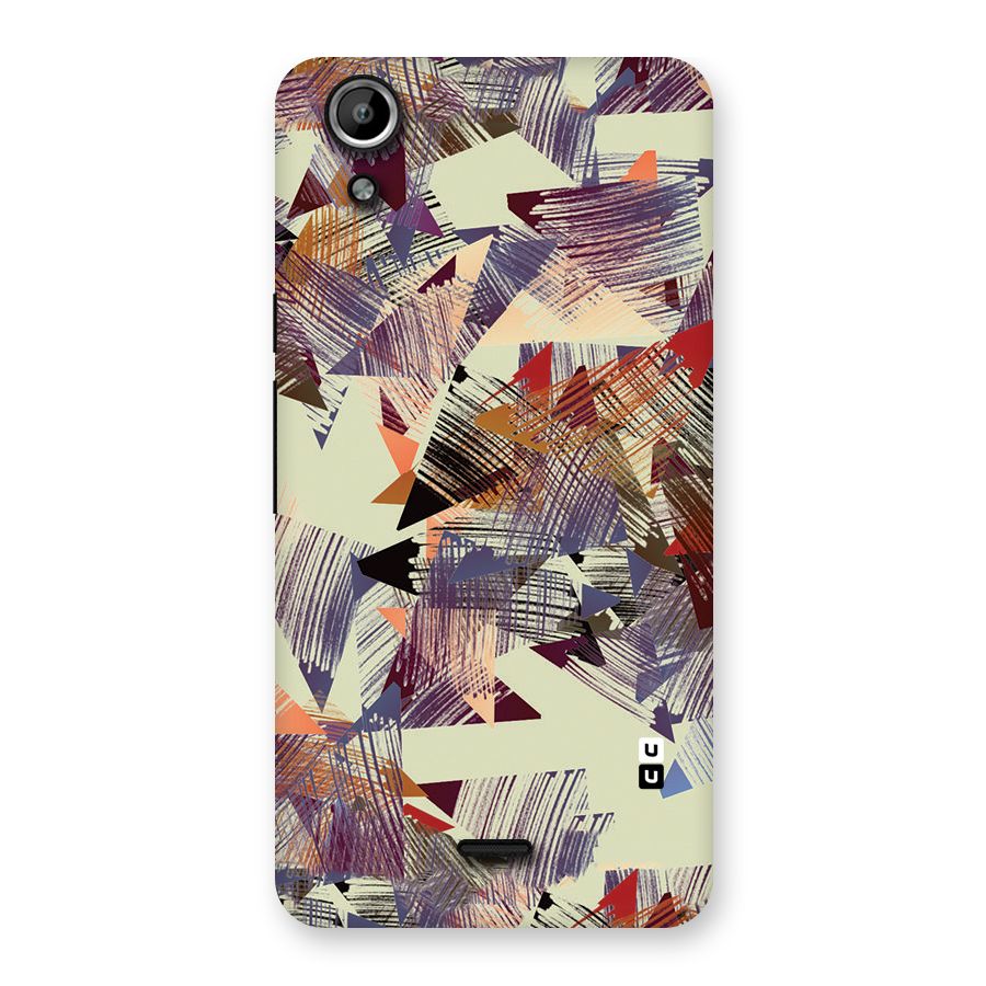 Abstract Sketch Back Case for Micromax Canvas Selfie Lens Q345