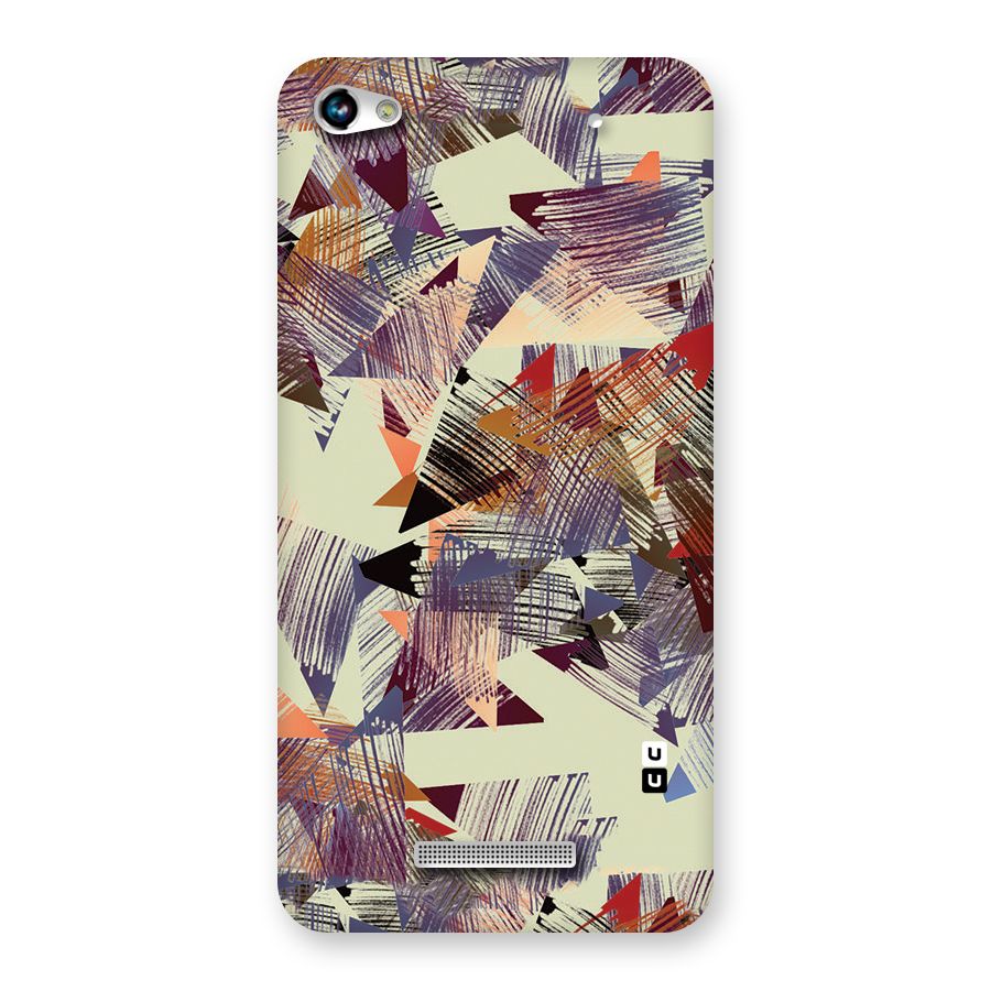 Abstract Sketch Back Case for Micromax Hue 2