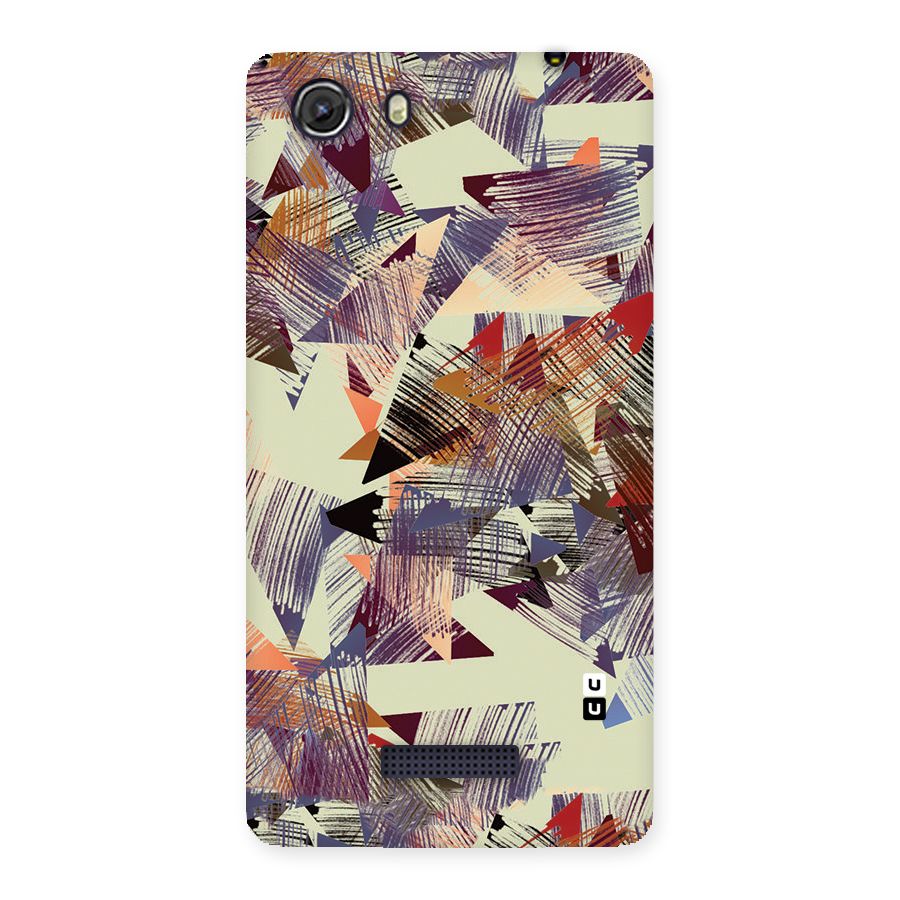 Abstract Sketch Back Case for Micromax Unite 3