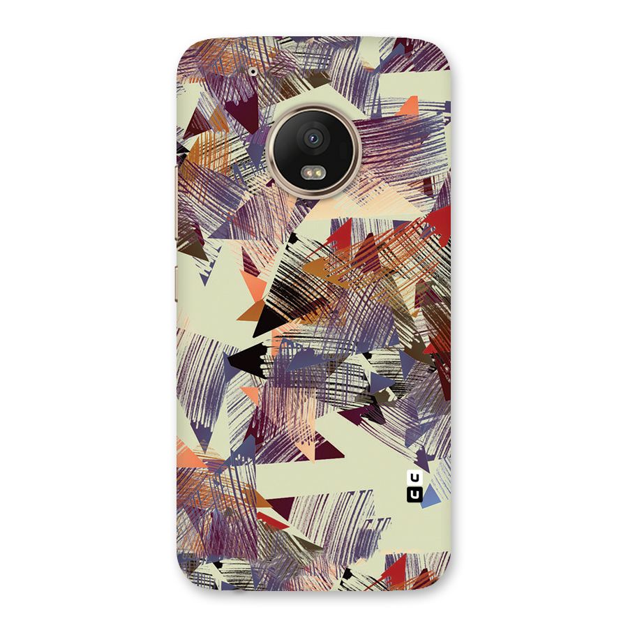 Abstract Sketch Back Case for Moto G5 Plus